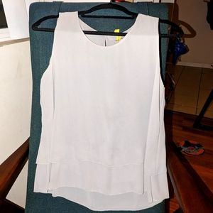 Gray women's layered tank
